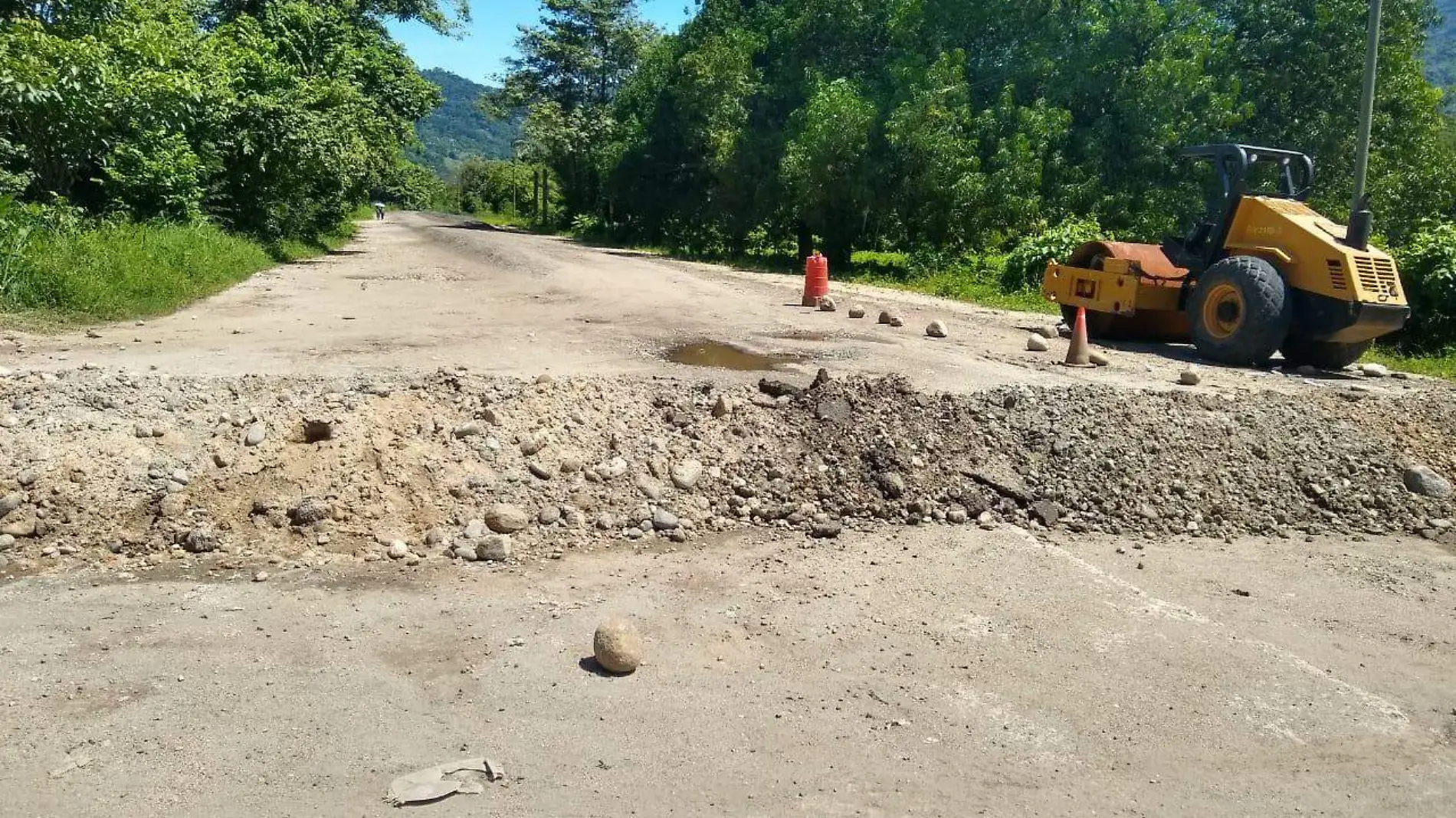 cierre carretera